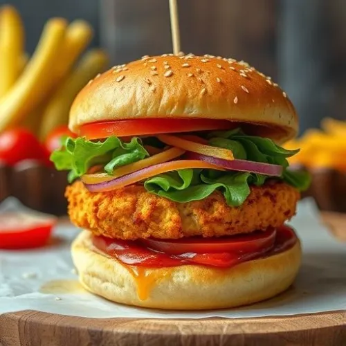 Chicken Pattu Burger